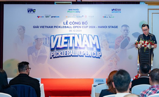 Giải Vietnam Pickleball Open Cup 2024 có 500 triệu đồng tiền thưởng