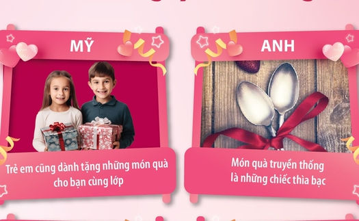 Valentine vòng quanh thế giới