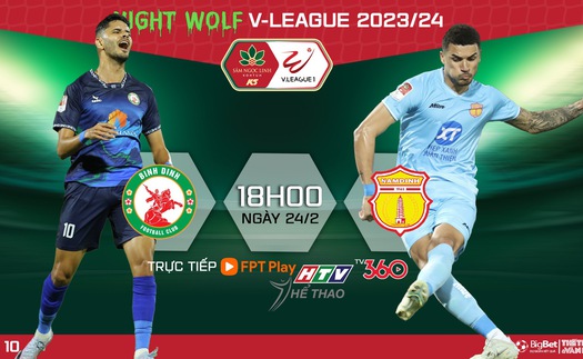 Nhận định bóng đá Bình Định vs Nam Định (18h00 hôm nay), V-League vòng 10 