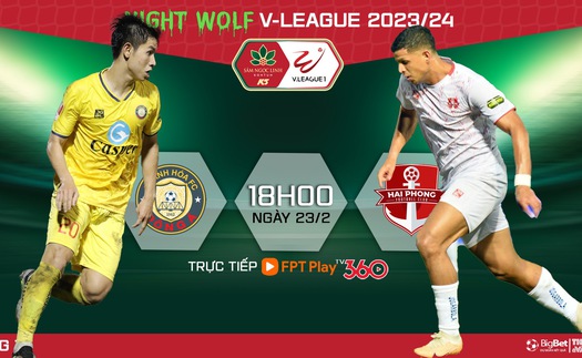 Nhận định bóng đá Thanh Hóa vs Hải Phòng (18h00 hôm nay), V-League vòng 10 