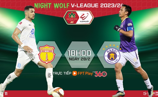 Nhận định bóng đá Nam Định vs Hà Nội (18h00 hôm nay), V-League vòng 11 