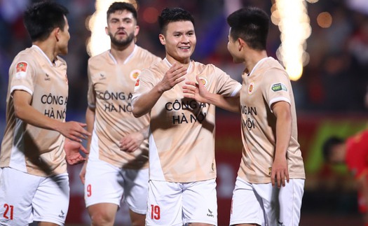 Vòng 11 V-League: Quang Hải giúp CAHN chiến thắng, Hải Phòng mất điểm đáng tiếc