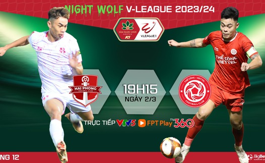 Nhận định bóng đá Hải Phòng vs Thể công (19h15 hôm nay), V-League vòng 12 