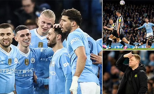 Sao Bồ Đào Nha lập cú đúp may mắn, Man City vào bán kết cúp FA, tiếp tục hành trình ăn ba vĩ đại