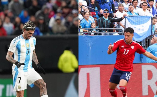 Lịch thi đấu bóng đá hôm nay 27/3: Trực tiếp Argentina vs Costa Rica