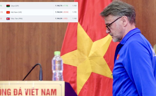 ĐT Việt Nam lập kỷ lục buồn về rớt hạng FIFA sau trận thua đau Indonesia