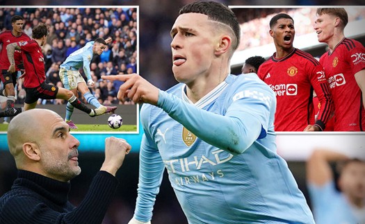 Thống kê của Phil Foden khiến MU phải hổ thẹn, nhận ngay biệt danh mới sau trận derby Manchester