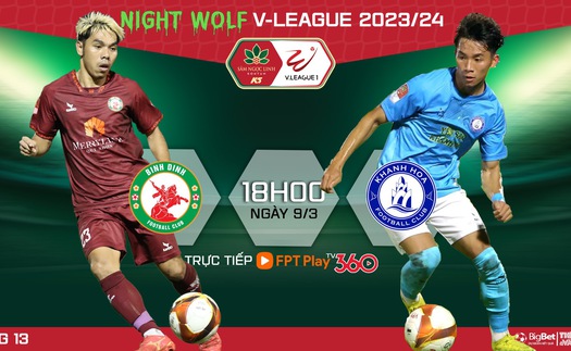 Nhận định bóng đá Bình Định vs Khánh Hòa (18h00 hôm nay), V-League vòng 13 