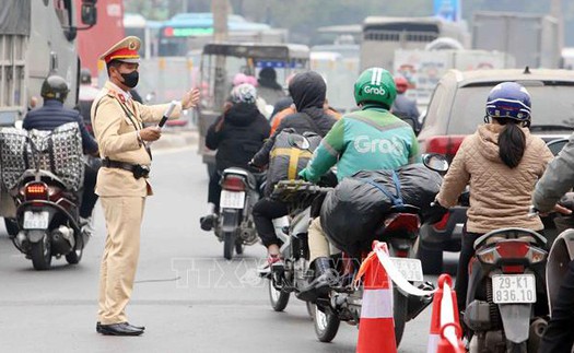 Từ 15/3, Hà Nội kiểm tra, xử lý nghiêm vi phạm trật tự an toàn giao thông