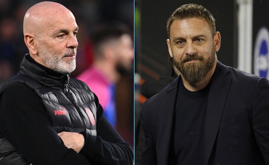 Milan vs Roma: Pioli vs De Rossi và cuộc chiến của hai thế hệ