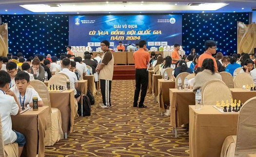 408 kỳ thủ góp mặt ở Giải vô địch Cờ vua đồng đội quốc gia 2024