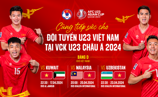 Xem trực tiếp bóng đá U23 Việt Nam vs U23 Kuwait ở đâu? Link VTV5 VTV6 trực tiếp miễn phí