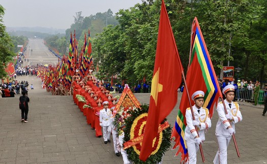 Giỗ Tổ Hùng Vương 2024: Không khí linh thiêng ngày chính lễ