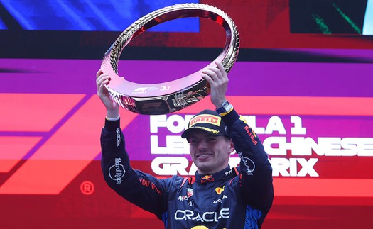 F1 Grand Prix Trung Quốc: Verstappen tiếp tục thể hiện bản lĩnh