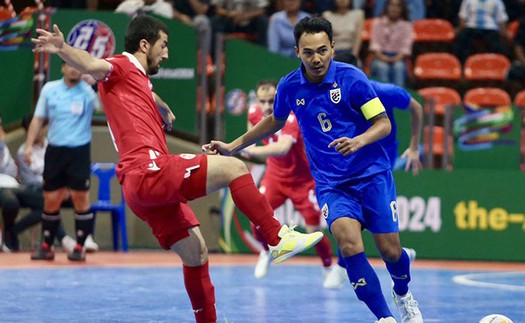 ĐT Thái Lan ngược dòng ngoạn mục trước đối thủ cửa dưới, giành vé chung kết futsal châu Á