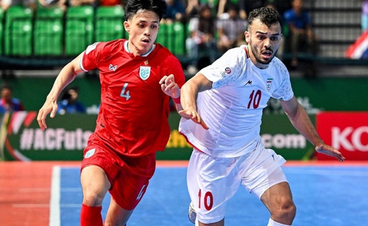 Thắng thuyết phục Thái Lan, Iran 'xưng vương' tại Futsal châu Á