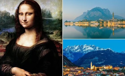 Ngọn núi và cây cầu cung cấp manh mối về bối cảnh trong kiệt tác 'Mona Lisa' của Leonardo Da Vinci