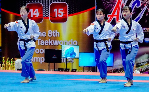 Giải vô địch Taekwondo châu Á 2024: Đoàn Việt Nam đã giành 1 HCV, 1 HCB, 9 HCĐ