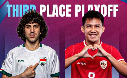 Link xem trực tiếp bóng đá U23 Indonesia vs U23 Iraq (22h30, 2/5), tranh hạng ba U23 châu Á