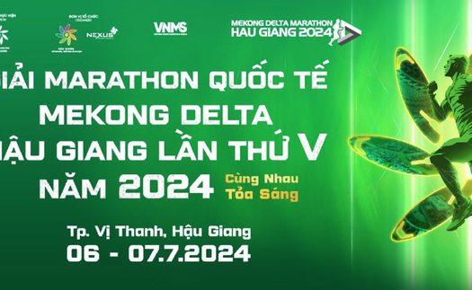 10 nghìn người dự giải Marathon Hậu Giang 2024