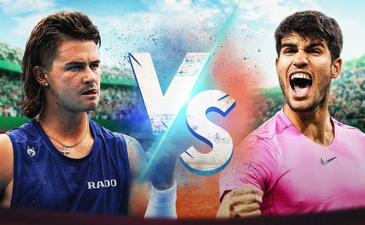 Link xem trực tiếp Wolf vs Alcaraz (18h30 hôm nay), vòng 1 Roland Garros 2024