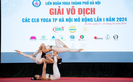 Kết thúc thành công giải vô địch các CLB yoga Hà Nội mở rộng 2024