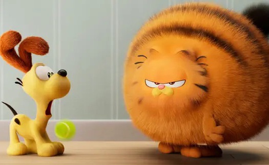  Chú mèo lười Garfield lên ngôi vương tại Bắc Mỹ