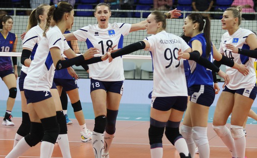 Kazakhstan thắng dễ Philippines, gặp lại tuyển bóng chuyền nữ Việt Nam tranh vô địch AVC Challenge Cup 2024