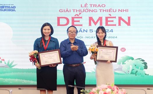 Trao giải thưởng Thiếu nhi Dế Mèn lần 5 - 2024: 'Tấn phong' nữ Hiệp sĩ Dế Mèn đầu tiên