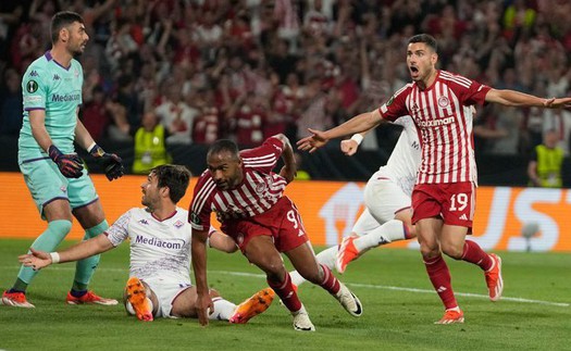 Phá tan giấc mơ người Ý, ngôi sao Olympiacos xô đổ kỷ lục của Ronaldo tại đấu trường châu Âu