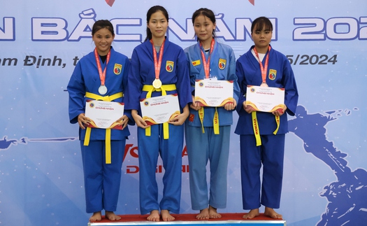 Sôi nổi các cuộc tranh tài tại giải Vovinam miền Bắc 