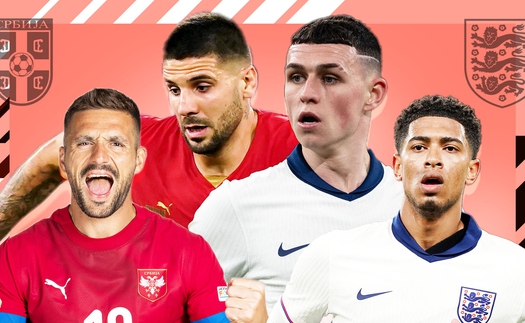 TV360 trực tiếp bóng đá EURO 2024 hôm nay: Serbia vs Anh (2h)