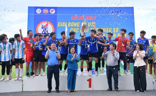 Kết thúc giải bóng đá U15 các dân tộc thiểu số tỉnh Điện Biên Cup - Cúp HIUP 2024