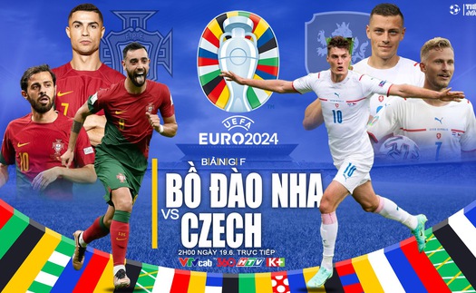 Nhận định Bồ Đào Nha vs Séc, vòng bảng EURO 2024 (02h00, 19/6)