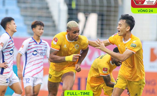 Thua 2 trận liên tiếp, SLNA đối mặt nguy cơ đá play-off trụ hạng 