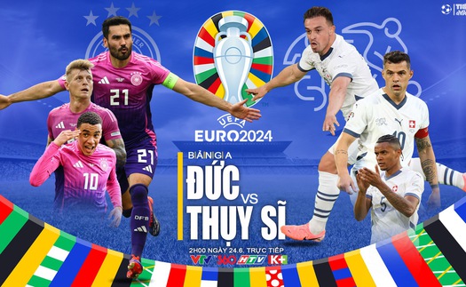 Nhận định Đức vs Thụy Sĩ, vòng bảng EURO 2024 (2h00, 24/6)