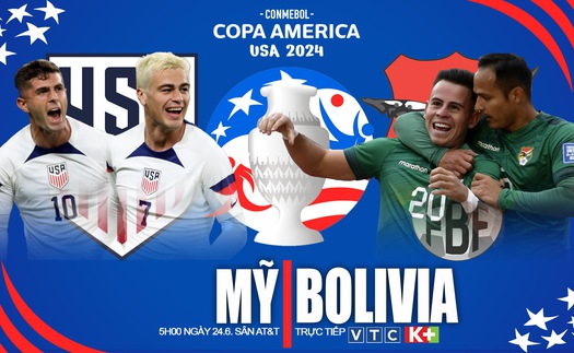 Nhận định bóng đá Mỹ vs Bolivia (05h00, 24/6), vòng bảng Copa America 2024