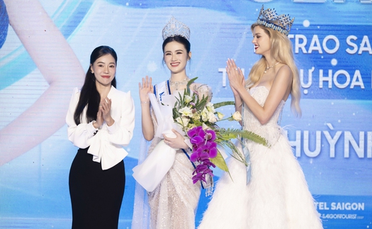 Huỳnh Trần Ý Nhi nhận sash Miss World Vietnam tham dự Hoa hậu Thế giới lần thứ 72