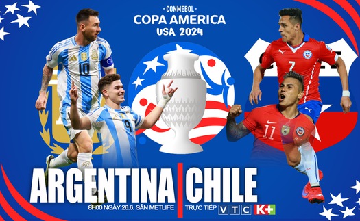 Nhận định bóng đá Argentina vs Chile, vòng bảng Copa America 2024 (08h00, 26/6)