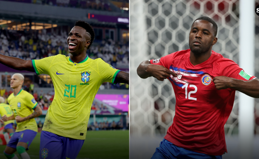 Link xem trực tiếp bóng đá Brazil vs Costa Rica (8h00, 25/6), Copa America 2024