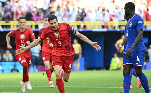 TRỰC TIẾP bóng đá Pháp vs Ba Lan (Link VTV2, TV360): Lewandowski gỡ hòa (Hết giờ)