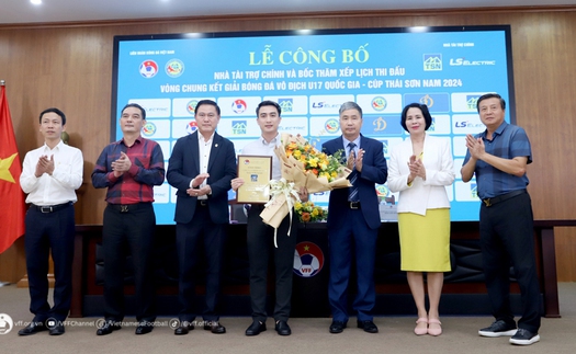 12 đội bóng tranh tài ở VCK giải U17 QG – Cúp Thái Sơn Nam 2024