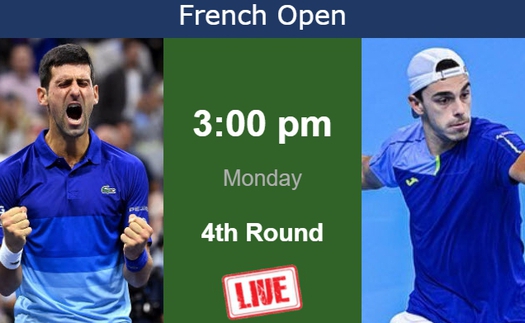 Link xem trực tiếp Djokovic vs Cerundolo, vòng 4 Roland Garros 2024 (21h00 hôm nay)