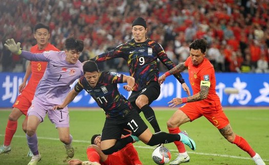 Link xem trực tiếp bóng đá Hàn Quốc vs Trung Quốc, vòng loại World Cup 2026 (18h00 hôm nay)