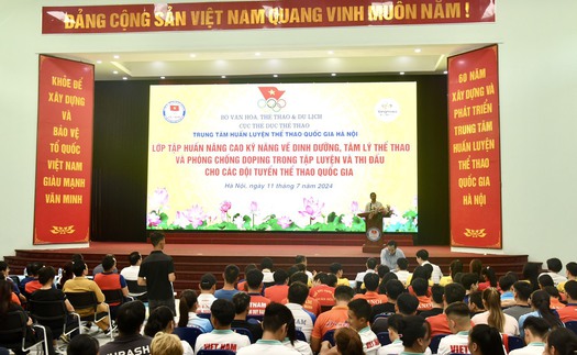 Nâng cao kỹ năng về dinh dưỡng, tâm lý và phòng chống doping cho các đội tuyển