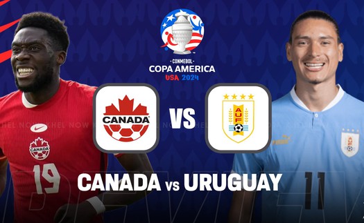 Lịch thi đấu bóng đá hôm nay 13/7: Trực tiếp Canada vs Uruguay