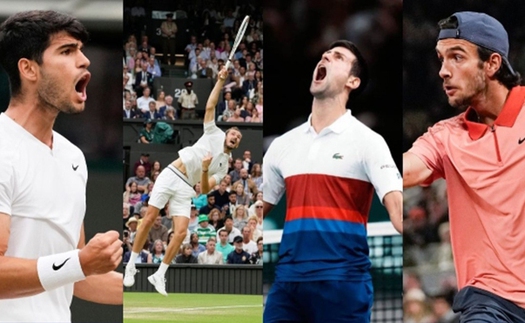 Lịch thi đấu Wimbledon hôm nay 12/7: Trực tiếp Medvedev vs Alcaraz, Musetti vs Djokovic