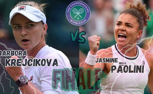 Link xem trực tiếp Krejcikova vs Paolini, chung kết Wimbledon 2024 (20h00 hôm nay)