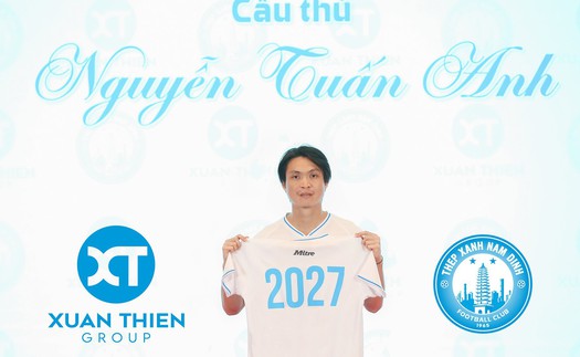 Tuấn Anh ký hợp đồng 3 năm sau khi giành chức vô địch V-League đầu tiên trong sự nghiệp, chuẩn bị đá Cúp châu Á