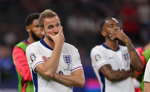 Thống kê không thể tin nổi của Harry Kane trong 2 trận chung kết EURO liên tiếp với đội tuyển Anh 